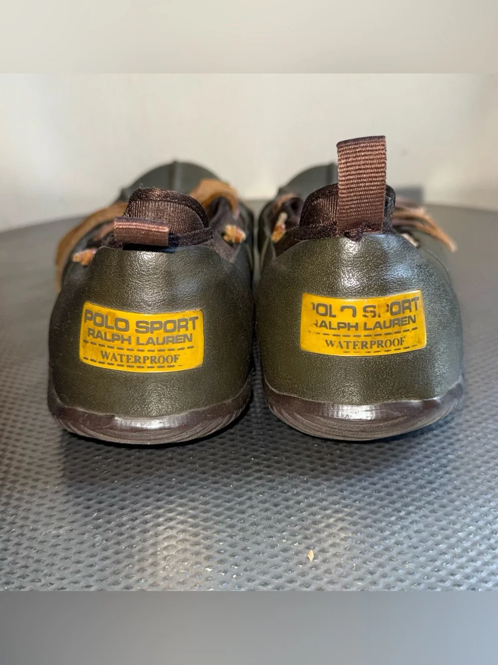 Polo Sport Ralph Lauren green duck boat shoes